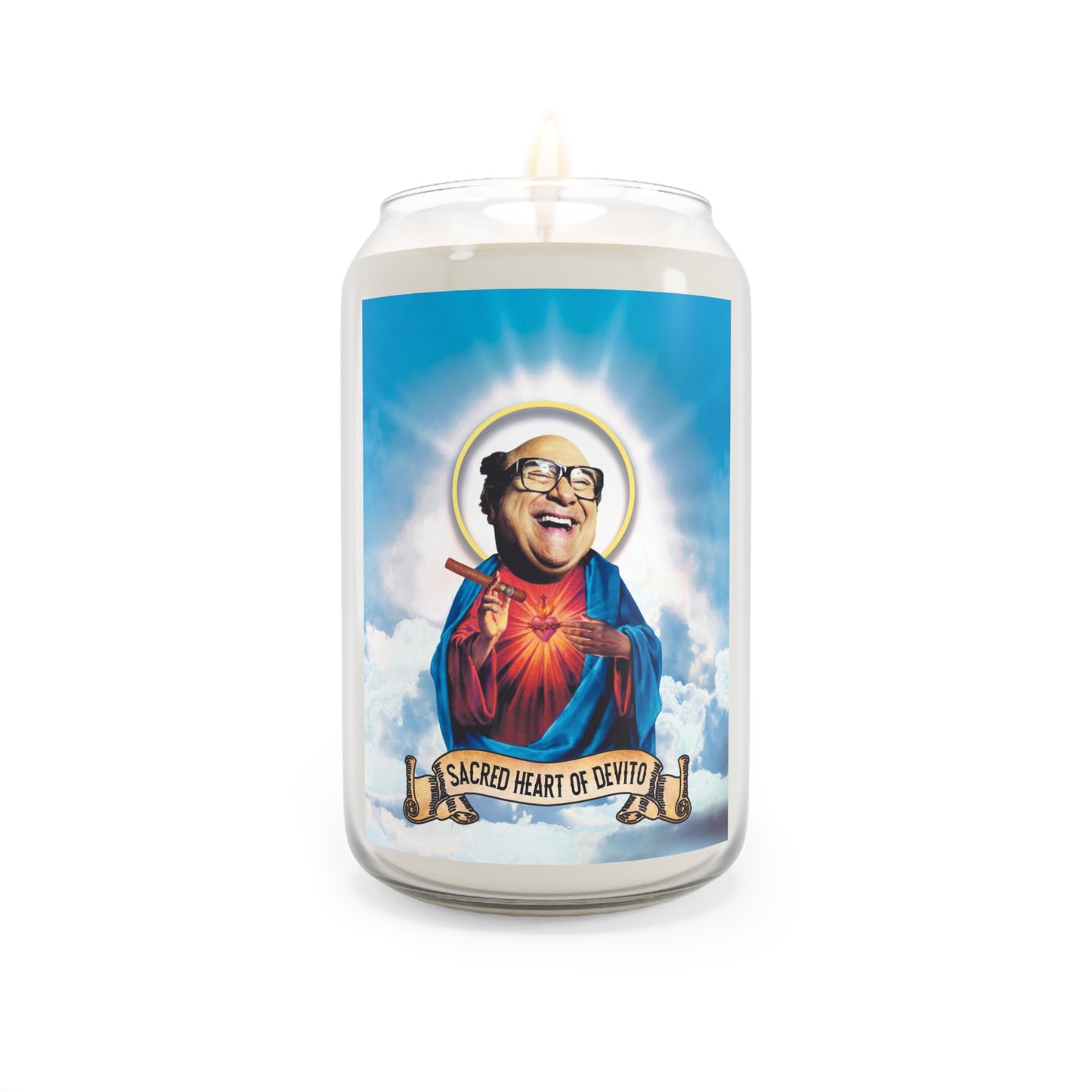 Sacred Heart of DeVito Candle