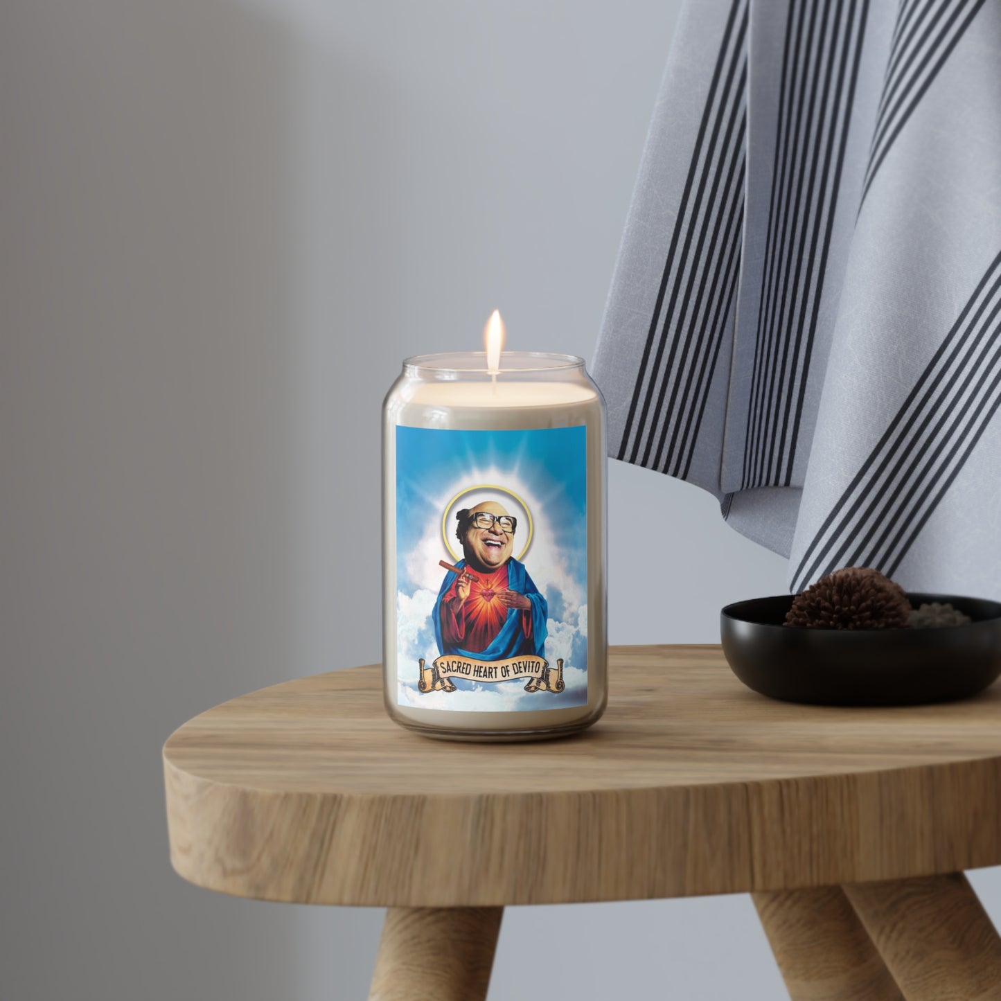 Sacred Heart of DeVito Candle